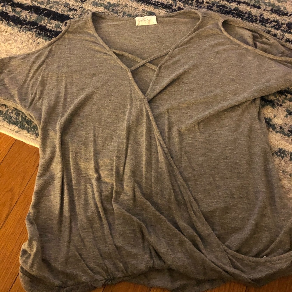 Cold shoulder shirt